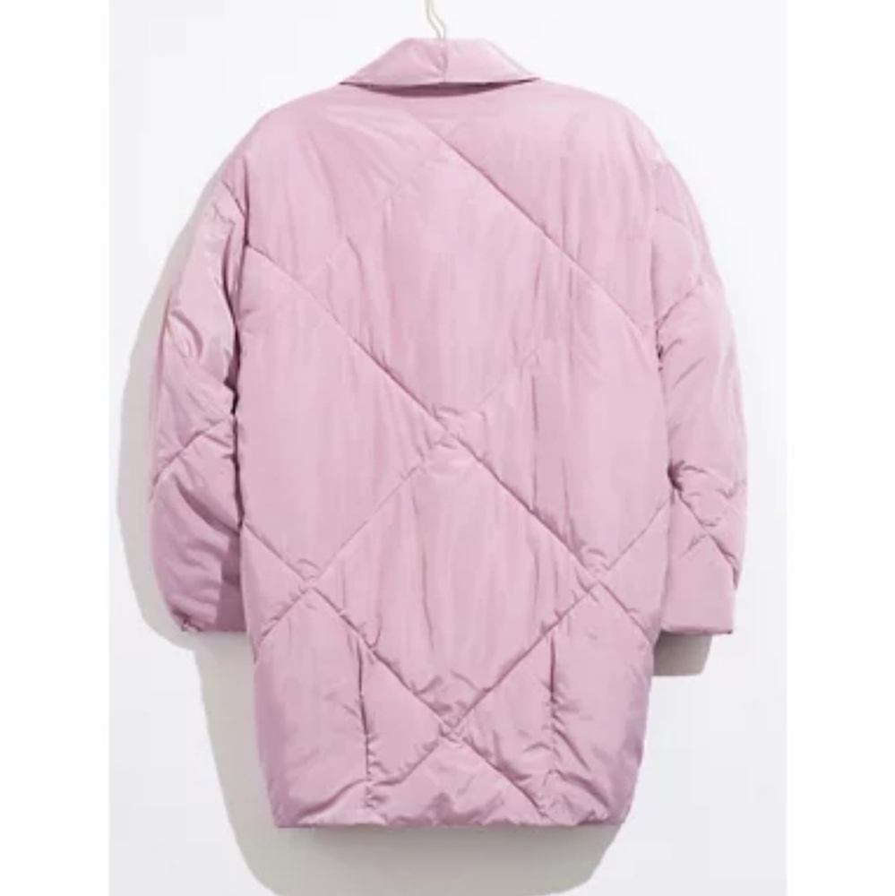 Free People Ella Puffer Women's Oversized Long Coat Size S - Picture 6 of 7